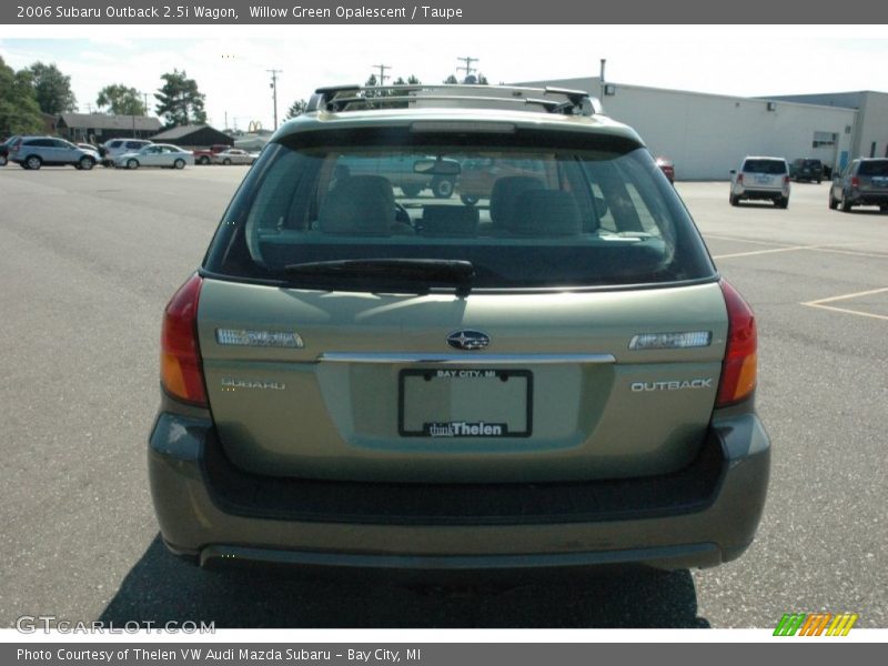 Willow Green Opalescent / Taupe 2006 Subaru Outback 2.5i Wagon