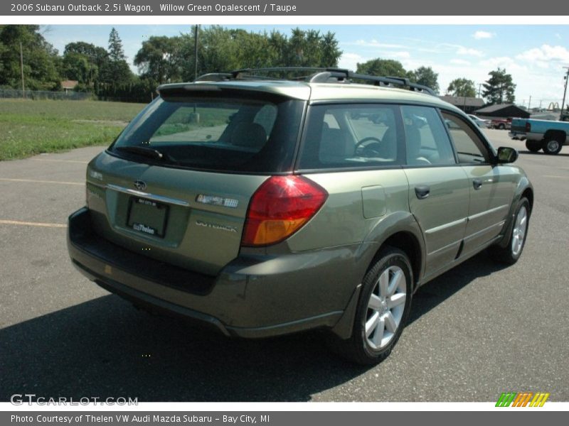 Willow Green Opalescent / Taupe 2006 Subaru Outback 2.5i Wagon