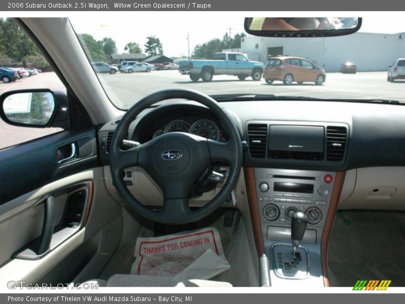 Willow Green Opalescent / Taupe 2006 Subaru Outback 2.5i Wagon