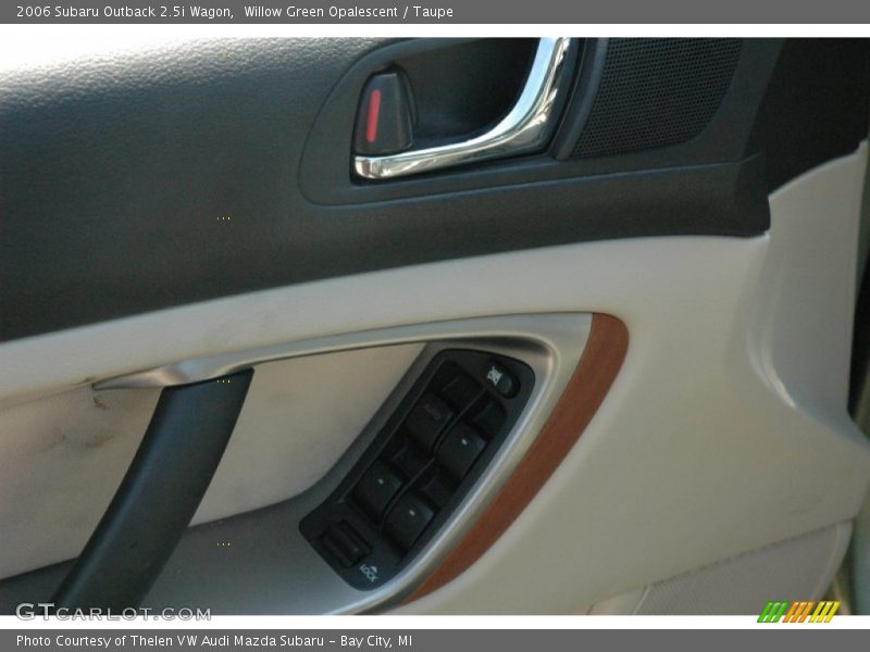 Willow Green Opalescent / Taupe 2006 Subaru Outback 2.5i Wagon