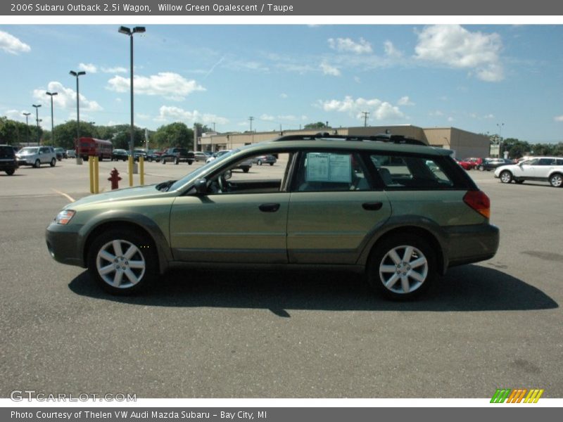 Willow Green Opalescent / Taupe 2006 Subaru Outback 2.5i Wagon