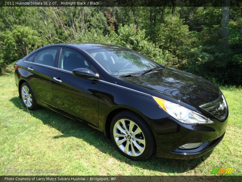 Midnight Black / Black 2011 Hyundai Sonata SE 2.0T