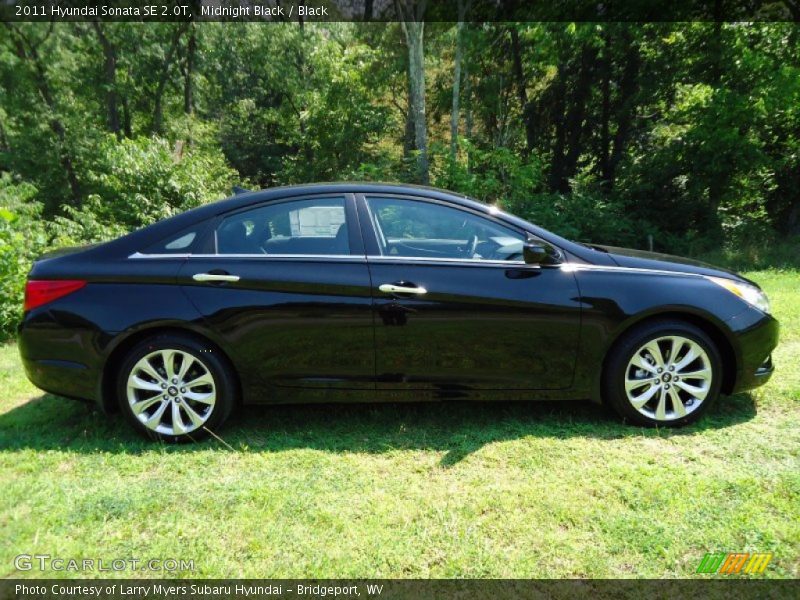 Midnight Black / Black 2011 Hyundai Sonata SE 2.0T