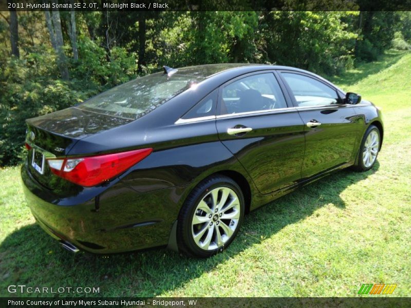 Midnight Black / Black 2011 Hyundai Sonata SE 2.0T