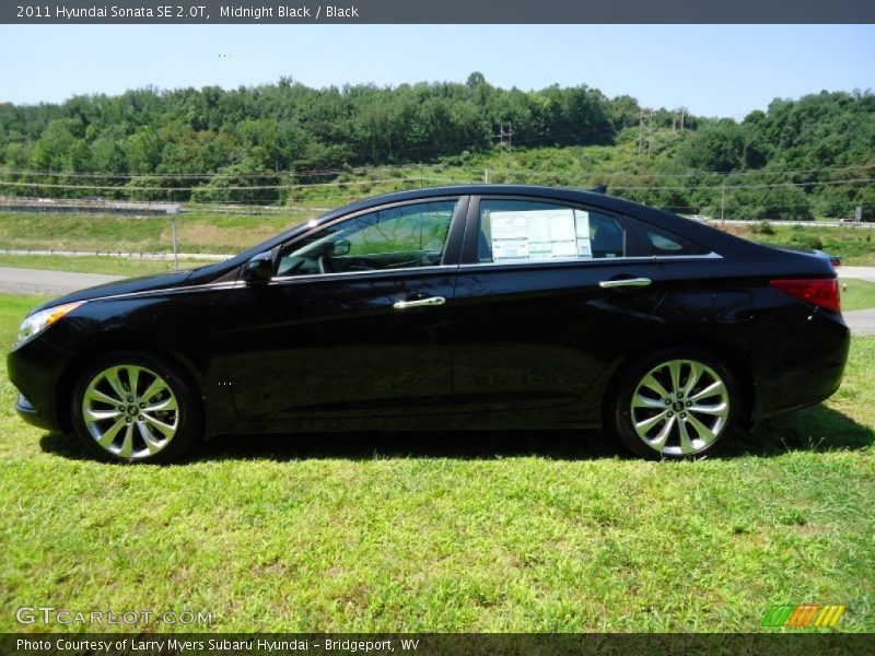 Midnight Black / Black 2011 Hyundai Sonata SE 2.0T