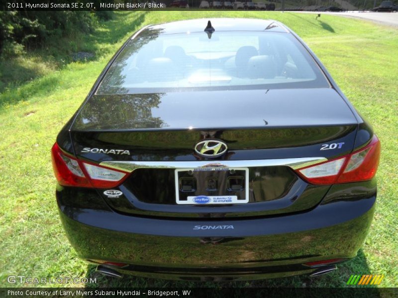 Midnight Black / Black 2011 Hyundai Sonata SE 2.0T