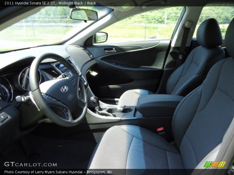 Midnight Black / Black 2011 Hyundai Sonata SE 2.0T