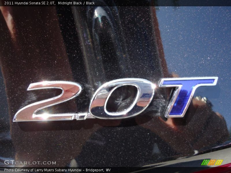 Midnight Black / Black 2011 Hyundai Sonata SE 2.0T