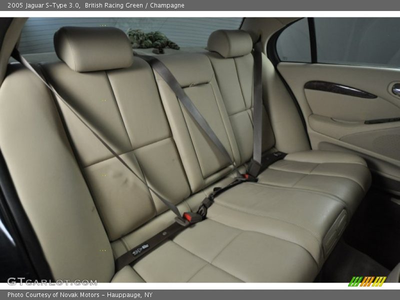 British Racing Green / Champagne 2005 Jaguar S-Type 3.0