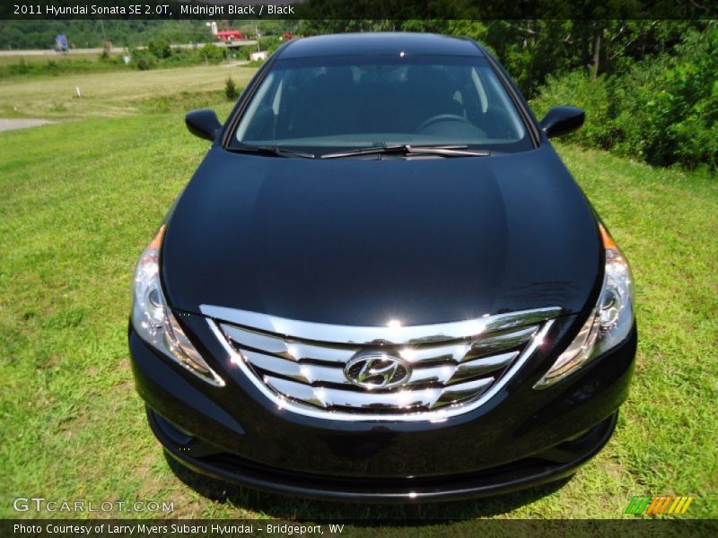 Midnight Black / Black 2011 Hyundai Sonata SE 2.0T