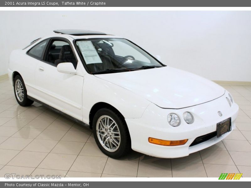 Taffeta White / Graphite 2001 Acura Integra LS Coupe