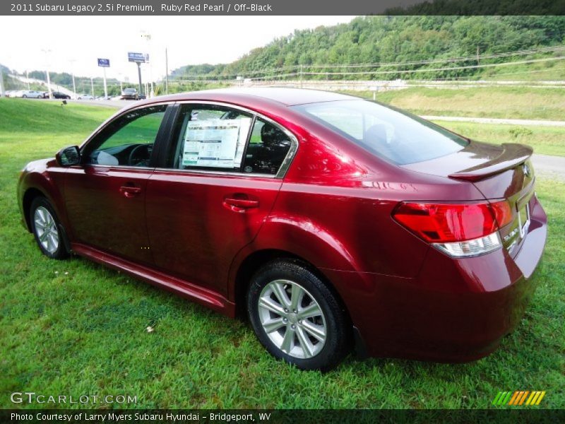  2011 Legacy 2.5i Premium Ruby Red Pearl
