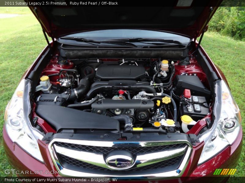  2011 Legacy 2.5i Premium Engine - 2.5 Liter SOHC 16-Valve VVT Flat 4 Cylinder