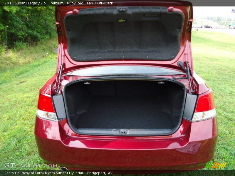 Ruby Red Pearl / Off-Black 2011 Subaru Legacy 2.5i Premium
