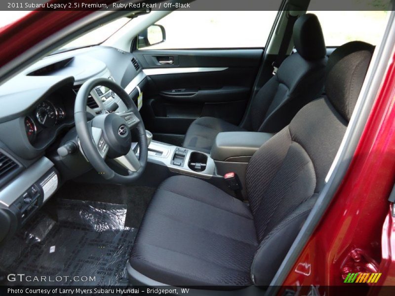 Ruby Red Pearl / Off-Black 2011 Subaru Legacy 2.5i Premium