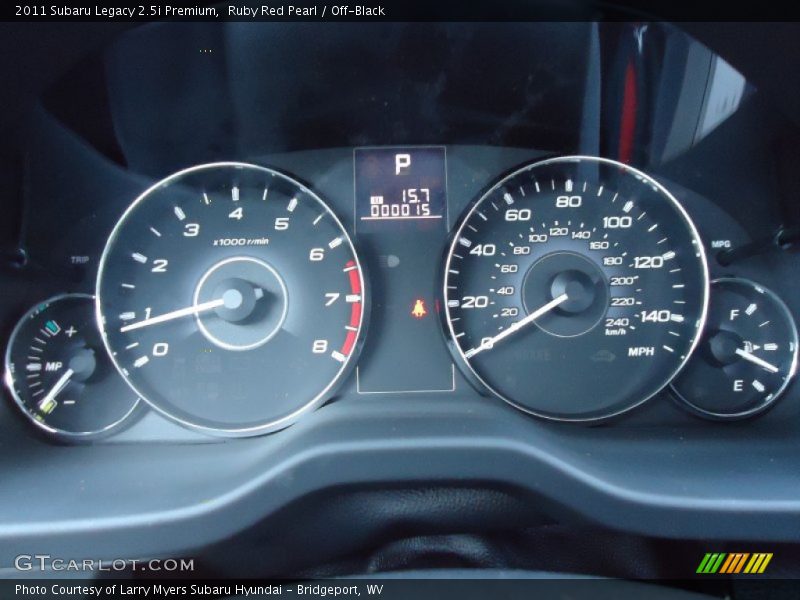 Ruby Red Pearl / Off-Black 2011 Subaru Legacy 2.5i Premium