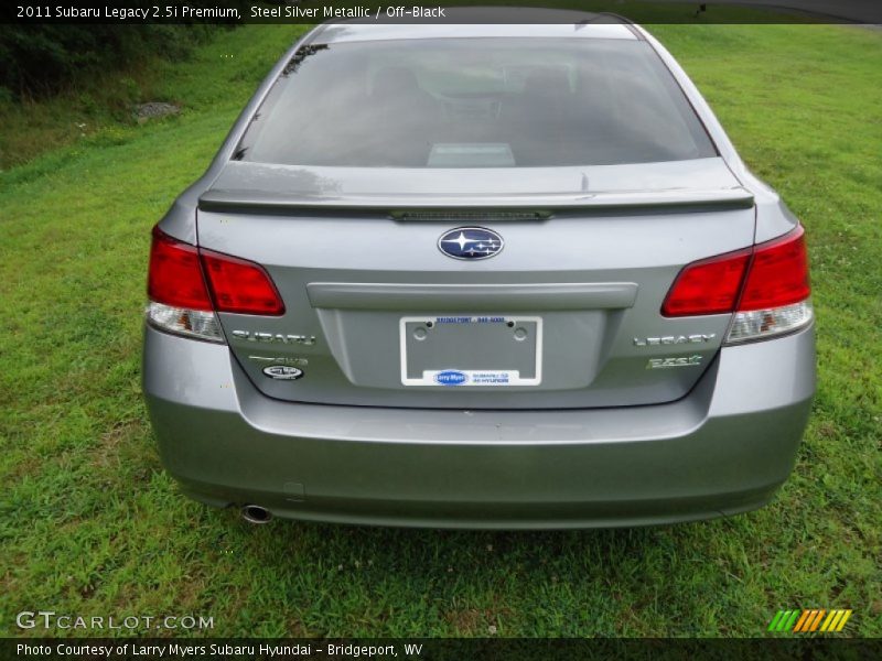 Steel Silver Metallic / Off-Black 2011 Subaru Legacy 2.5i Premium