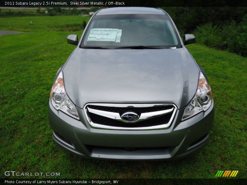 Steel Silver Metallic / Off-Black 2011 Subaru Legacy 2.5i Premium