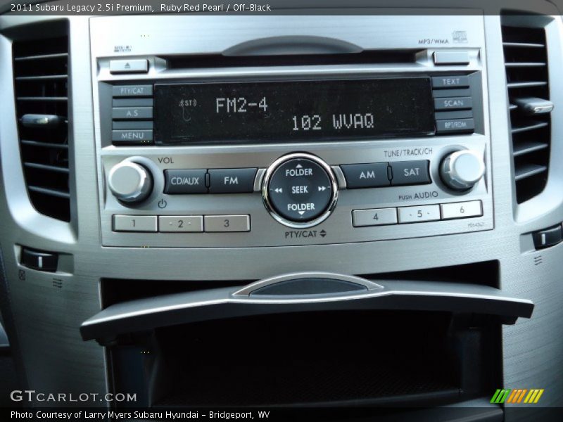 Controls of 2011 Legacy 2.5i Premium