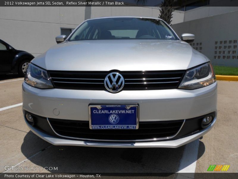 Reflex Silver Metallic / Titan Black 2012 Volkswagen Jetta SEL Sedan