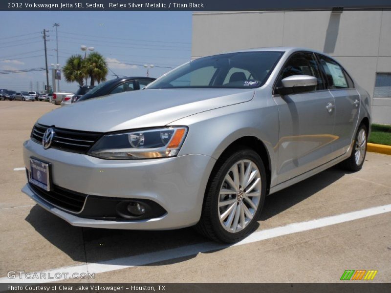 Reflex Silver Metallic / Titan Black 2012 Volkswagen Jetta SEL Sedan