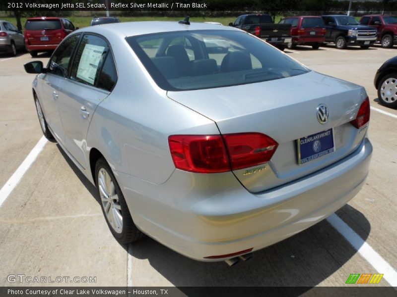Reflex Silver Metallic / Titan Black 2012 Volkswagen Jetta SEL Sedan