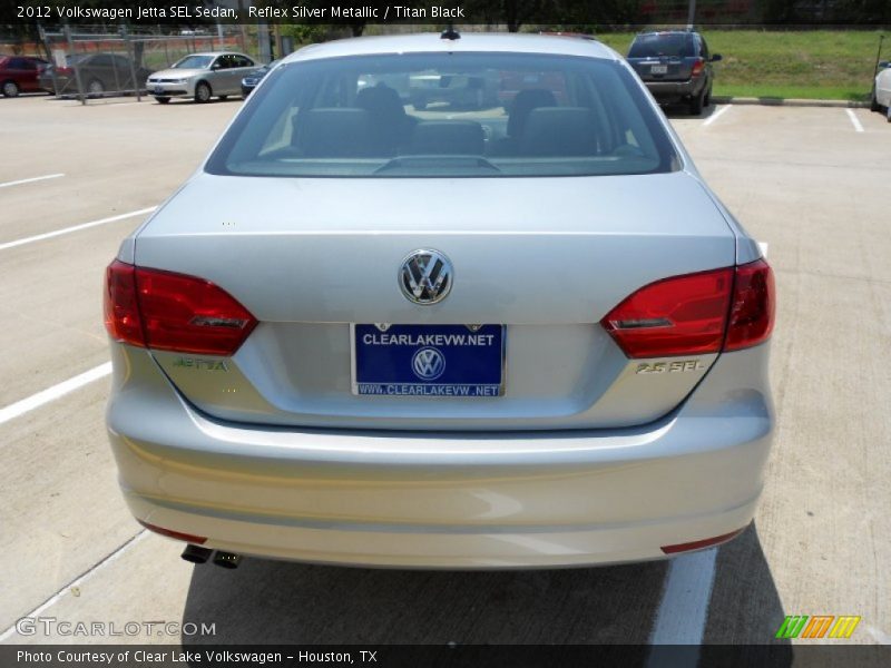 Reflex Silver Metallic / Titan Black 2012 Volkswagen Jetta SEL Sedan