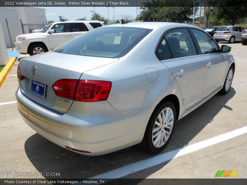 Reflex Silver Metallic / Titan Black 2012 Volkswagen Jetta SEL Sedan
