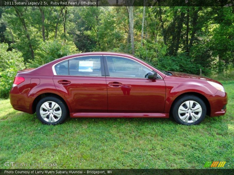  2011 Legacy 2.5i Ruby Red Pearl