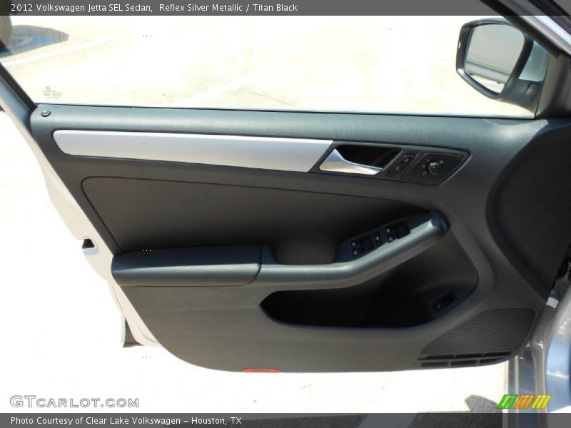 Reflex Silver Metallic / Titan Black 2012 Volkswagen Jetta SEL Sedan