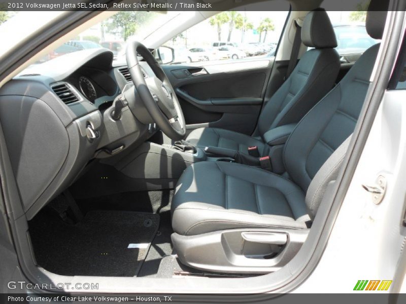 Reflex Silver Metallic / Titan Black 2012 Volkswagen Jetta SEL Sedan