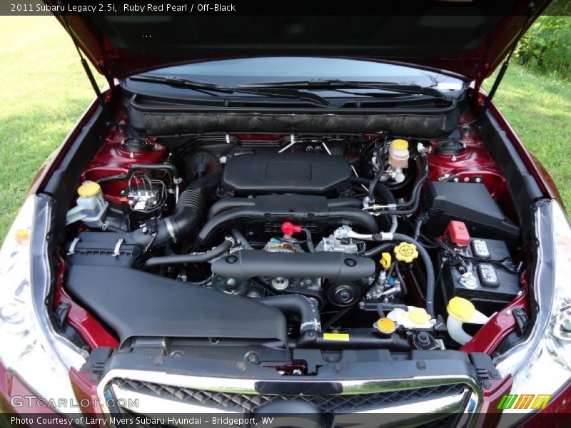  2011 Legacy 2.5i Engine - 2.5 Liter SOHC 16-Valve VVT Flat 4 Cylinder