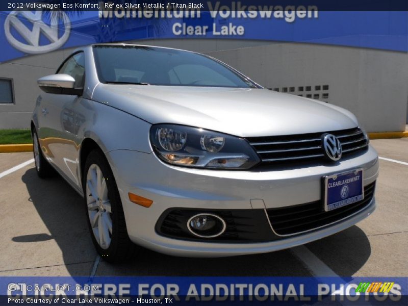 Reflex Silver Metallic / Titan Black 2012 Volkswagen Eos Komfort