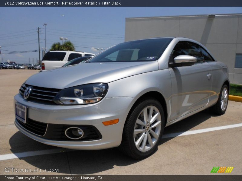 Reflex Silver Metallic / Titan Black 2012 Volkswagen Eos Komfort