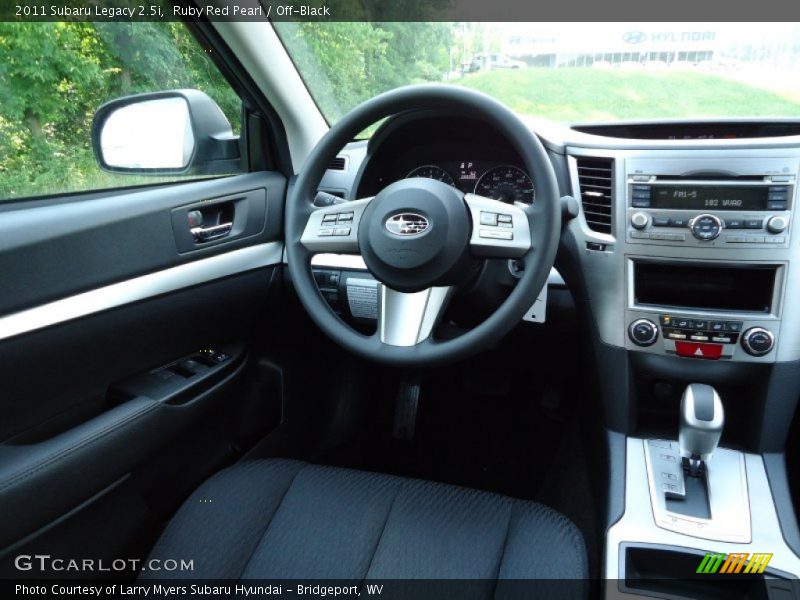Ruby Red Pearl / Off-Black 2011 Subaru Legacy 2.5i