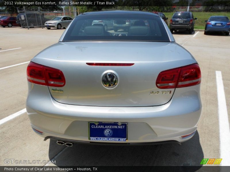 Reflex Silver Metallic / Titan Black 2012 Volkswagen Eos Komfort
