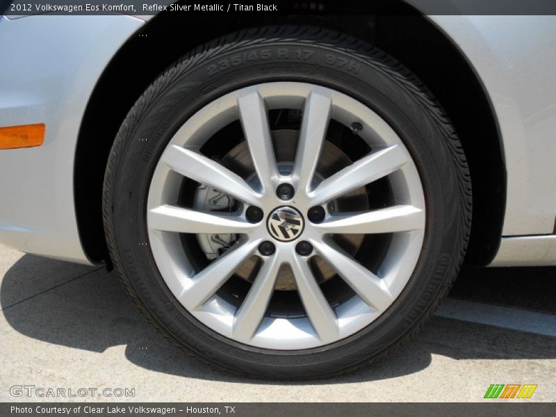 Reflex Silver Metallic / Titan Black 2012 Volkswagen Eos Komfort