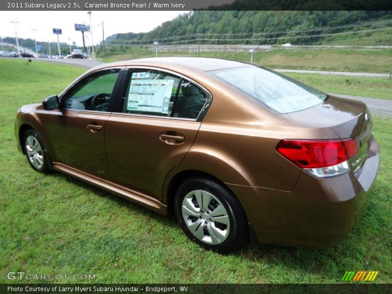 Caramel Bronze Pearl / Warm Ivory 2011 Subaru Legacy 2.5i