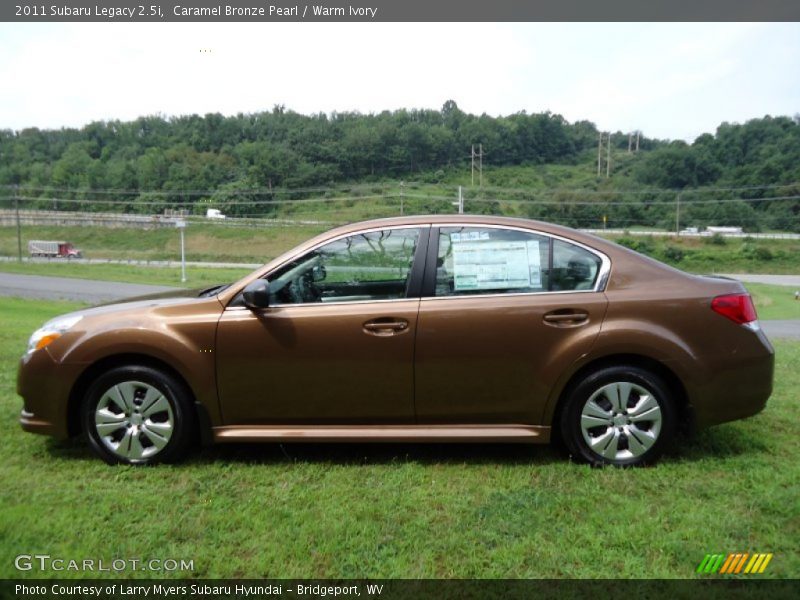 Caramel Bronze Pearl / Warm Ivory 2011 Subaru Legacy 2.5i