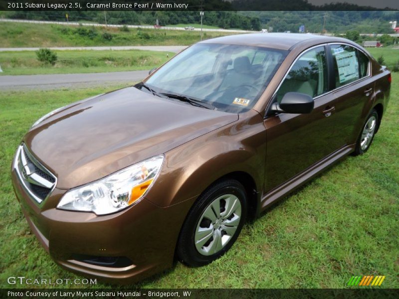 Caramel Bronze Pearl / Warm Ivory 2011 Subaru Legacy 2.5i