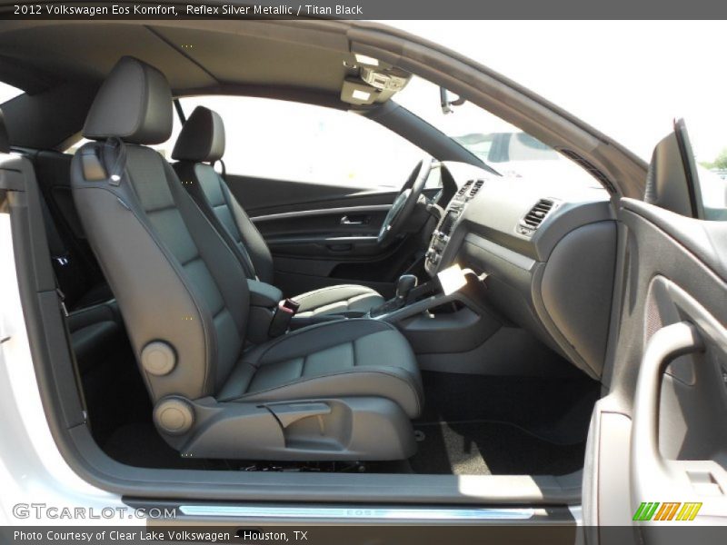 Reflex Silver Metallic / Titan Black 2012 Volkswagen Eos Komfort