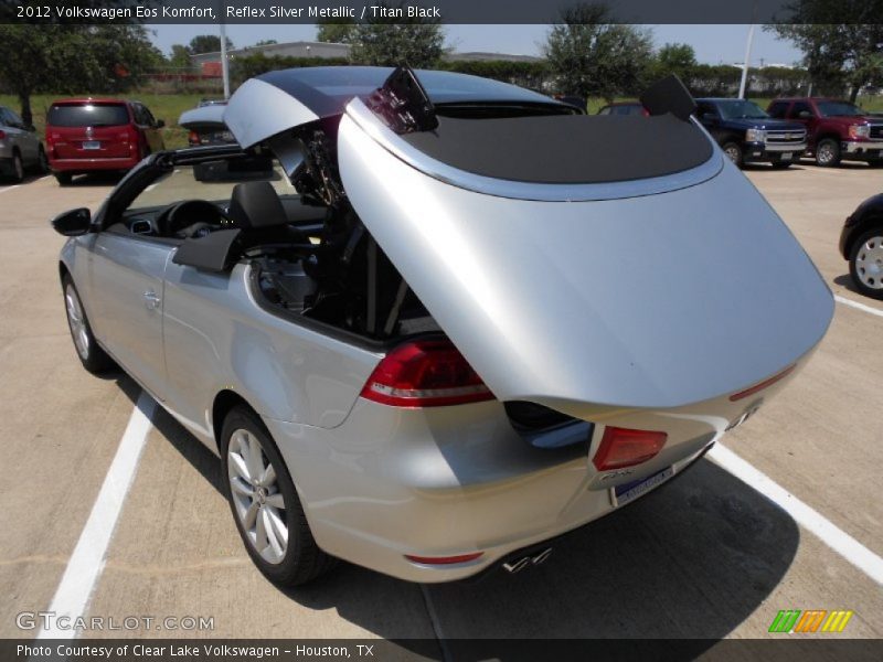 Reflex Silver Metallic / Titan Black 2012 Volkswagen Eos Komfort