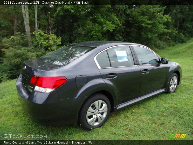 Graphite Gray Metallic / Off-Black 2011 Subaru Legacy 2.5i