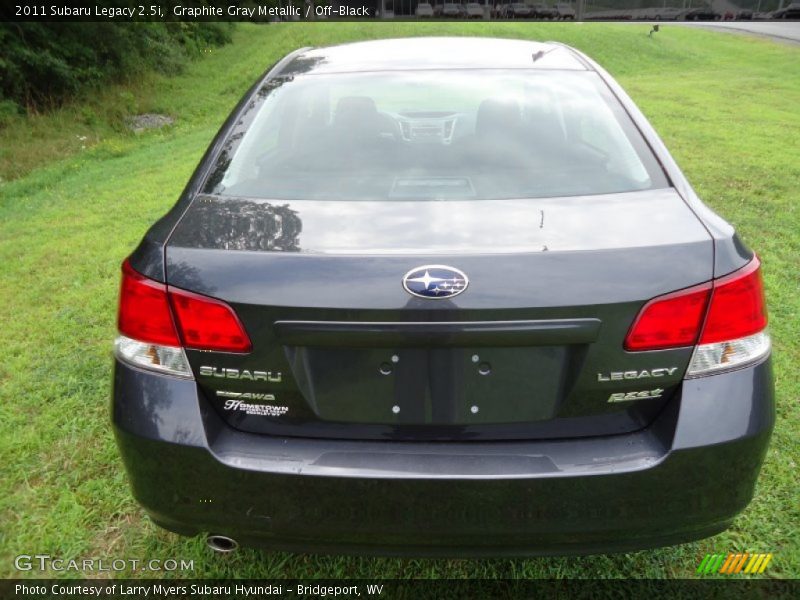 Graphite Gray Metallic / Off-Black 2011 Subaru Legacy 2.5i