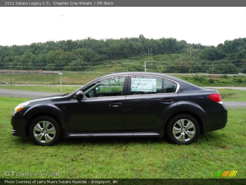 Graphite Gray Metallic / Off-Black 2011 Subaru Legacy 2.5i