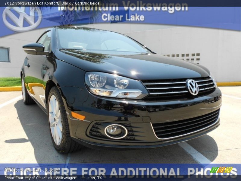 Black / Cornsilk Beige 2012 Volkswagen Eos Komfort