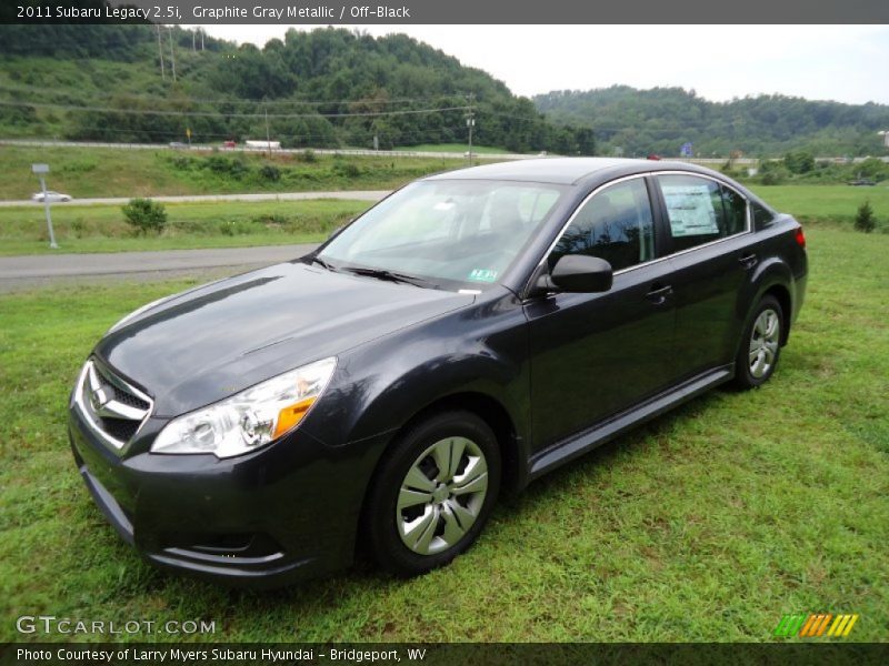 Graphite Gray Metallic / Off-Black 2011 Subaru Legacy 2.5i