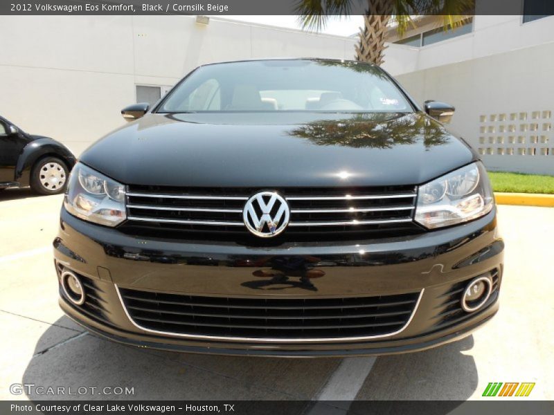 Black / Cornsilk Beige 2012 Volkswagen Eos Komfort