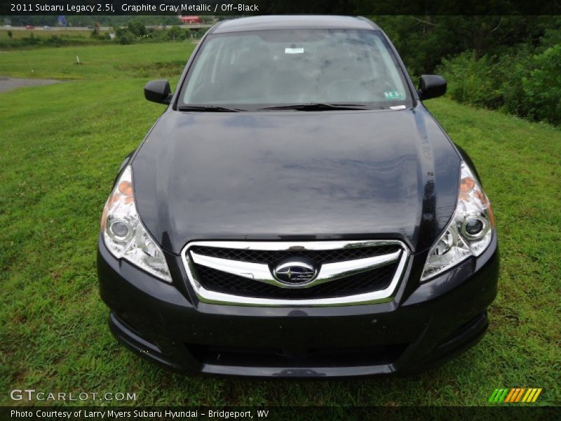Graphite Gray Metallic / Off-Black 2011 Subaru Legacy 2.5i