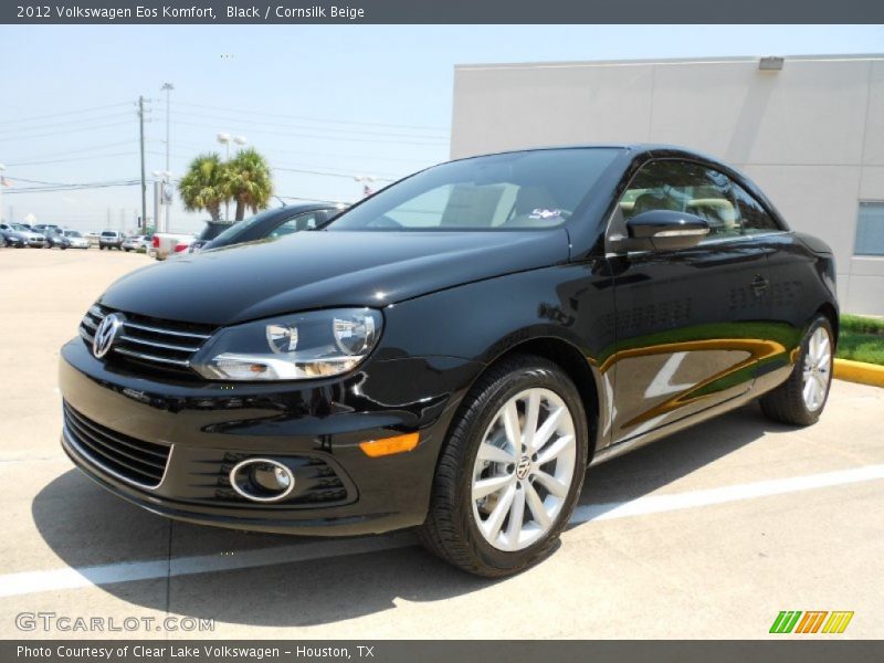 Black / Cornsilk Beige 2012 Volkswagen Eos Komfort